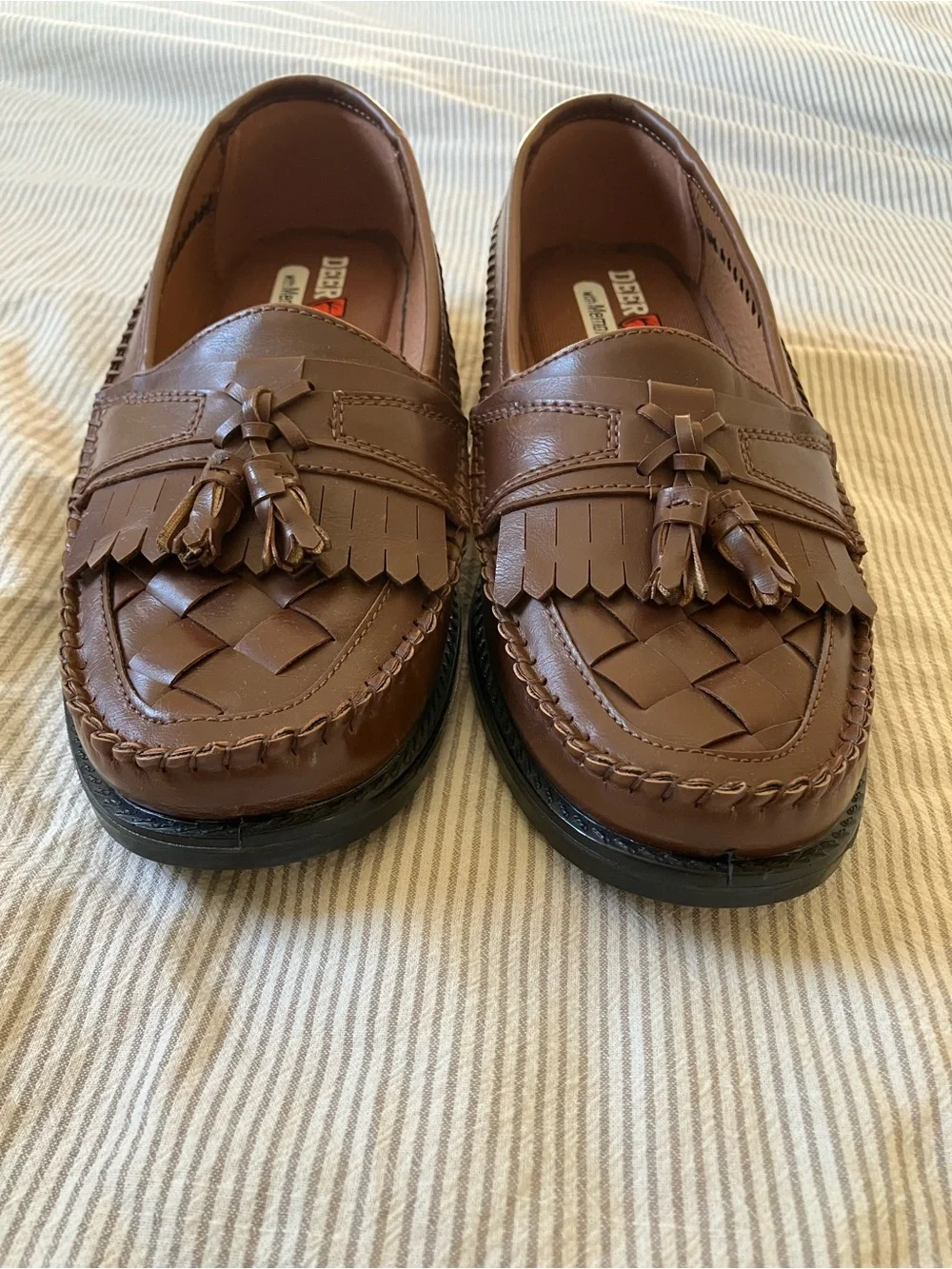 Deer Stags Herman Tassel Loafers NWT